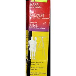 BOONE ALUMINUM JUMBO EASEL W/FLIP CHART