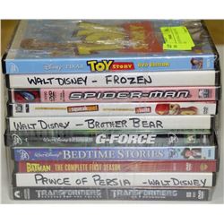 BUNDLE OF 10 WALT DISNEY DVD MOVIES