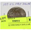 Image 1 : 1971 U.S. SILVER HALF DOLLAR