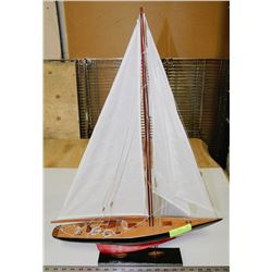 WOODEN DECORATIVE SHIP