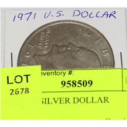 1971 U.S. SILVER DOLLAR