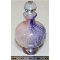 ART GLASS PERFUME DECANTER