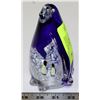 Image 1 : ART GLASS PENGUIN W/ 3-DIMENSIONAL INTERNAL DECOR