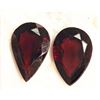 Image 1 : #10-GENUINE GARNET PEAR SHAPED GEMSTONES