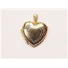 Image 1 : #12-10KT YELLOW GOLD HEART SHAPED LOCKET WITH