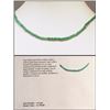 Image 1 : #47-14KT YELLOW GOLD EMERALD NECKLACE WITH COA