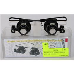 JEWELLERS GLASSES 20 POWER WITH LED LIGHTS