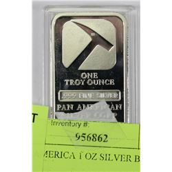 PAN AMERICA 1 OZ SILVER BAR