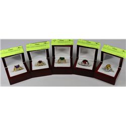 NEW LADIES FASHION RINGS X5