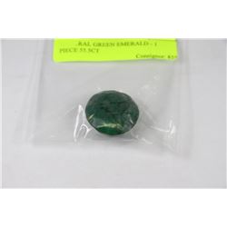 NATURAL GREEN EMERALD - 1 PIECE 55.5CT