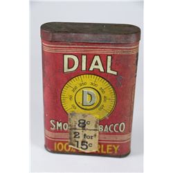 VINTAGE DIAL SMOKE TABACCO TIN