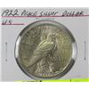 Image 1 : 1922 SILVER US PEACE DOLLAR