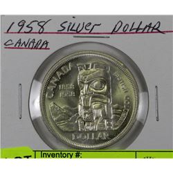 1958 SILVER DOLLAR CANADA