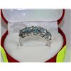 Image 1 : 14K WHITE GOLD AND TOPAZ RING