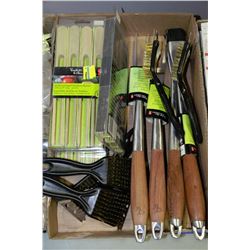 TRAY OF NEW BARBECUE ACCESSORIES