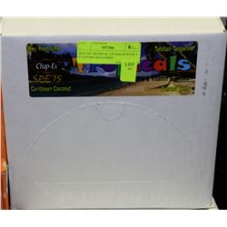 BOX OF TROPICAL LIP BALM WITH 4 FLAVORS INCLUDING