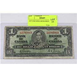 1937 ONE DOLLAR BANKNOTE