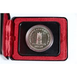 1977 COMMEMORATIVE CASED PROOF SILVER DOLLAR