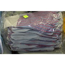 PACK OF 12 NEW WORK GLOVES X5