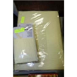 LOT OF 2PCS-QUEEN BEDSPREAD WITH 2 PILLOW SHAMS