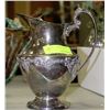 Image 1 : VINTAGE SILVER PLATED TEAPOT WITH MOUSTACHE GUARD