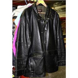 DANIER 3/4 LENGTH MEN'S LEATHER JACKET - SIZE XL