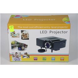 NEW BLACK 2016 LED PROJECTOR PROJECTS UPTO 100"