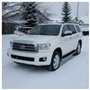 Image 4 : 2010 WHITE TOYOTA SEQUOIA PLATINUM 4X4