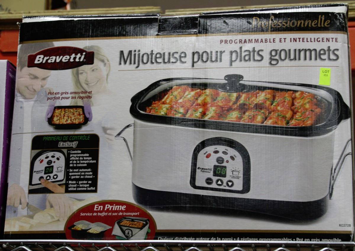 Bravetti Cookware BRAND NEW BRAVETTI PROFESSIONAL SLOWCOOKER, 8QT