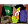 Image 1 : BOX W/HIGH-VIS VEST, HARD HATS, THERMOS