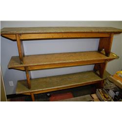 SET OF 3 6FT OAK BENCHES