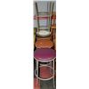 Image 1 : SET OF 6 COMMERCIAL GRADE MULTI COLOR BAR STOOLS