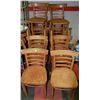 Image 1 : SET OF 16 WOOD COMMERCIAL GRADE RESTAURANT CHAIRS