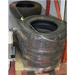 PALLET WITH 7 TIRES: 3 OF LT245/75R17 AND 4 OF