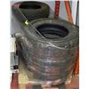 Image 1 : PALLET WITH 7 TIRES: 3 OF LT245/75R17 AND 4 OF
