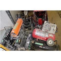 FOUR PALLETS OF ASSORTED SHOP EQUIPMENT