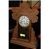 Image 1 : ANTIQUE 1920'S GINGERBREAD CLOCK W/PENDULUM