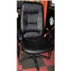 Image 1 : BLACK LEATHERETTE OFFICE CHAIR