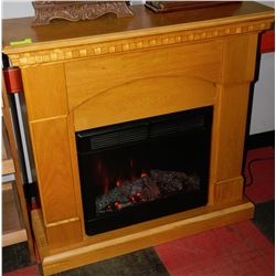 ELECTRIC FIREPLACE WITH MANTLE