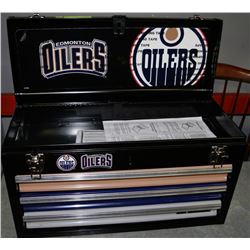 BRAND NEW OILERS 3 DRAWER TOOL BOX