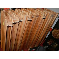 20 WOOD SHELVES (EACH SHELF IS  48"X20")