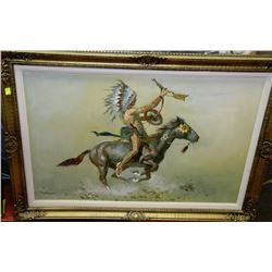 ESTATE VINTAGE NATIVE OIL ON CANVAS ON CHOICE