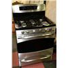 Image 1 : GE PROFILE BLACK & STAINLESS 5 BURNER GAS