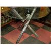 Image 1 : SHOWHOME GLASS AND CHROME KITCHEN TABLE