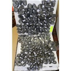 FOUR PACKS OF DECORATIVE ROCKS