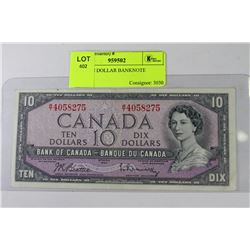 1954 TEN DOLLAR BANKNOTE