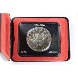 1972 VOYAGEUR COMMEMORATIVE SILVER ONE DOLLAR