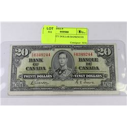 1937 TWENTY DOLLAR BANKNOTE