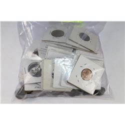 LARGE BAG OF COINS FROM ESTATE - 1861 & NEWER