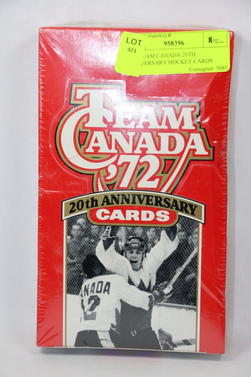 1972 TEAM CANADA 20TH ANNIVERSARY HOCKEY CARDS